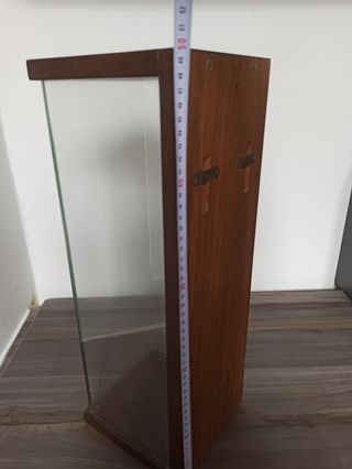 Vitrina Antigua Hornacina Cristal y Madera