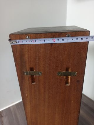 Vitrina Antigua Hornacina Cristal y Madera