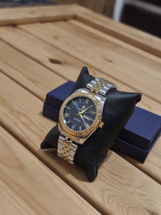 Reloj BINBOND Hombre Oro y Plata