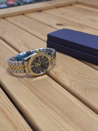 Reloj BINBOND Hombre Oro y Plata