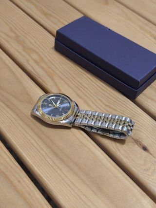 Reloj BINBOND Hombre Oro y Plata