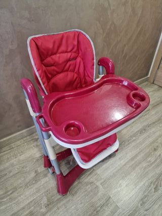 Trona bebé VidaXL Roja