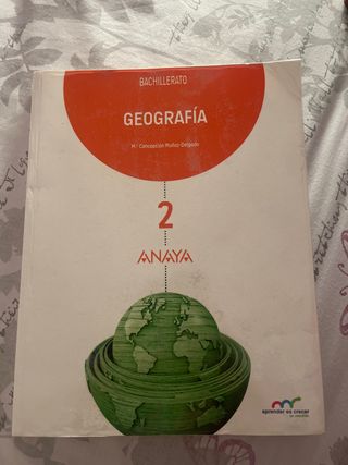 Geografía 2 Bachillerato Anaya