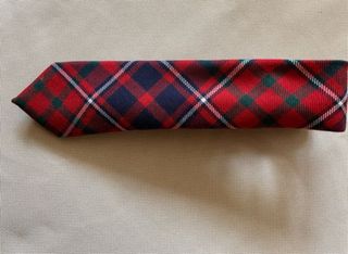 Corbata Scalpers Tartán Rojo