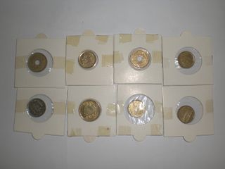 Lote 8 monedas peseta España