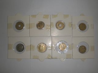Lote 8 monedas peseta España