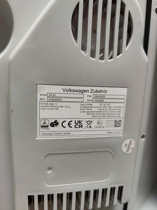 Nevera Volkswagen 20L