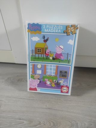 2 Puzzles de Peppa Pig de Educa.