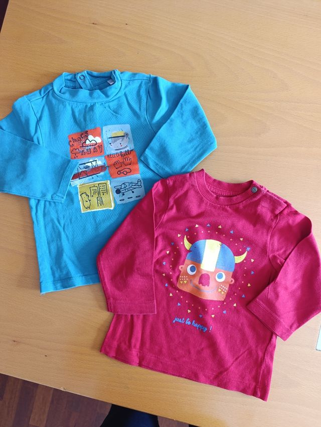 Camisetas manga larga niño