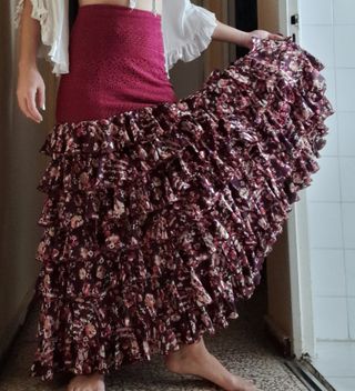 Falda flamenca baile