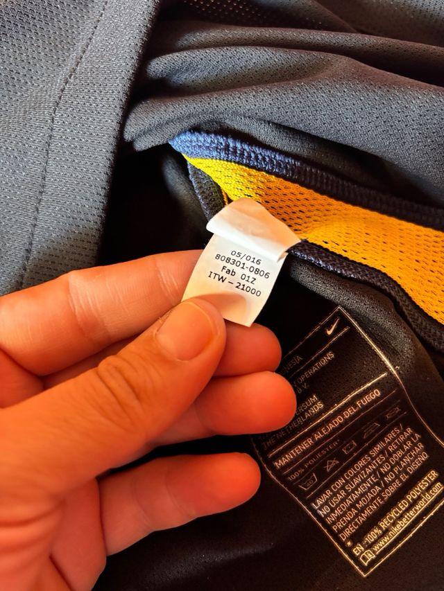 camiseta futbol atletico de madrid match worn