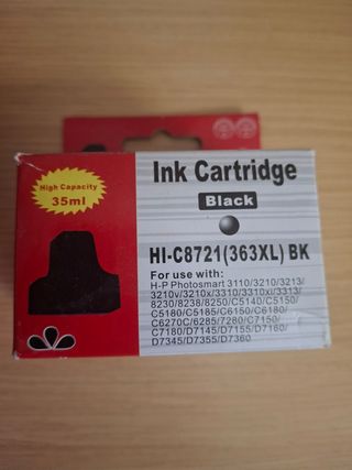 Cartucce HP HI-C8721(363XL) BK Nero