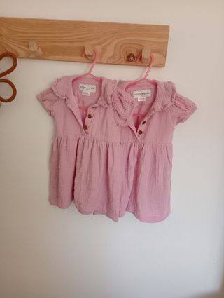 Vestido bebé rosa