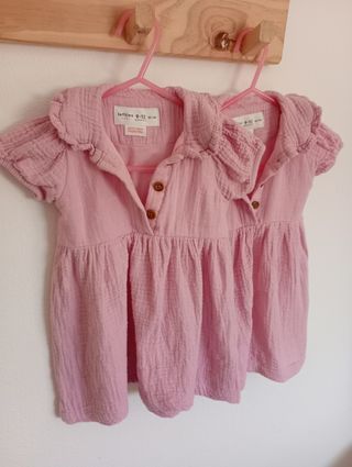 Vestido bebé rosa