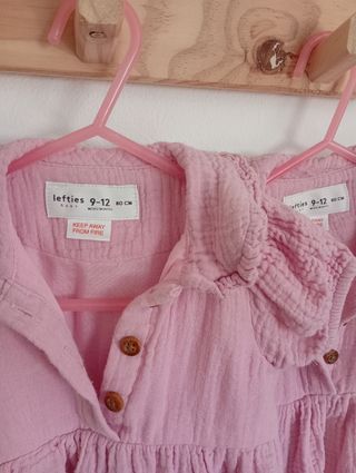 Vestido bebé rosa
