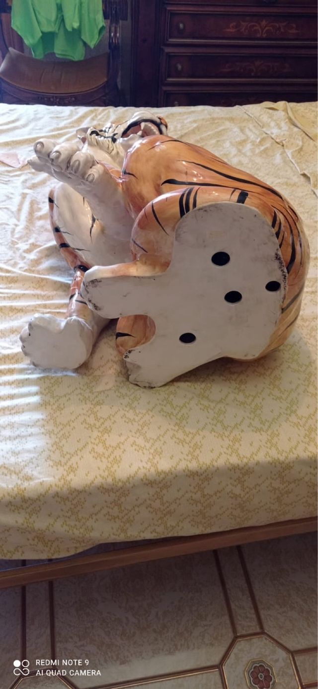 Tigre in ceramica vintage
