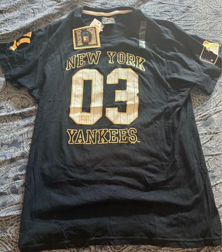 Camiseta Cooperstown Yankees 03 Negra