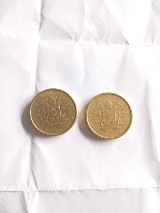 Monete 50 centesimi Vaticano 2018-2019