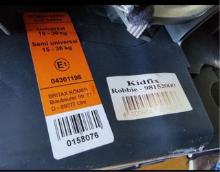 Silla Coche BRITAX ROMER Kidfix.Grupo 2/3, ISOFIX