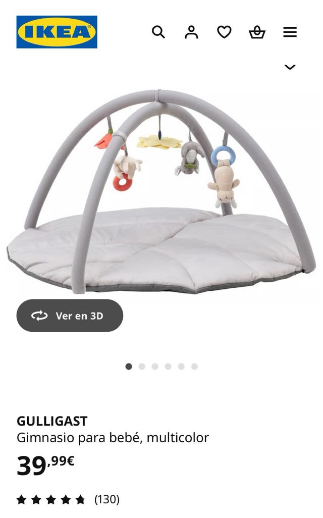 Gimnasio bebé Gulligast Ikea