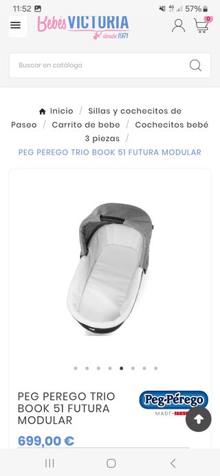 Carrito Bebé 3 Piezas Peg Perego