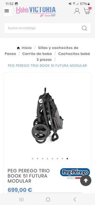 Carrito Bebé 3 Piezas Peg Perego