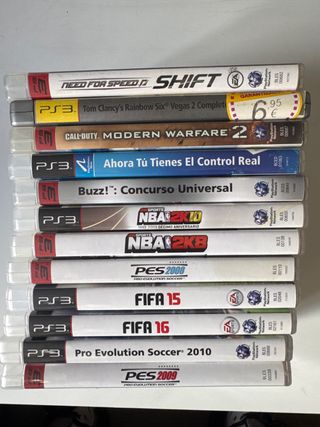 Vendo 12 juegos de la PS3