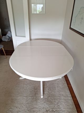 Mesa de comedor redonda extensible