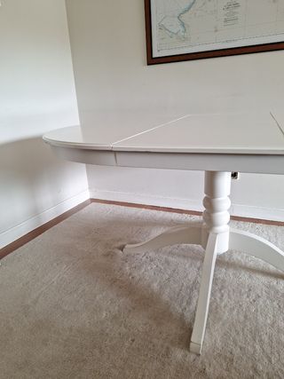 Mesa de comedor redonda extensible
