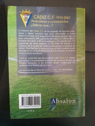 Cadiz CF Anecdotas y Curiosidades (Spanish Edit...