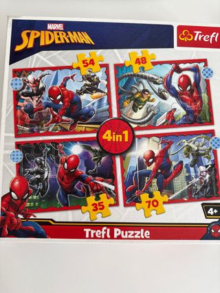 Puzzle 4 en 1 Spiderman