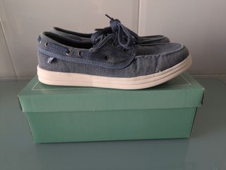 Náuticos niño azul tipo vaquero Talla 37