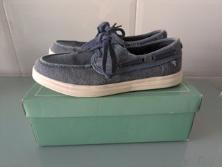 Náuticos niño azul tipo vaquero Talla 37