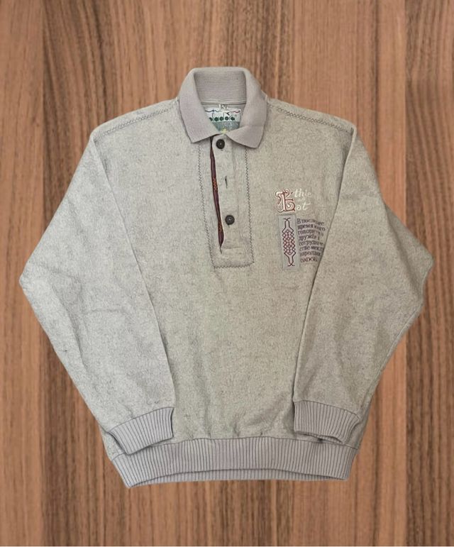 Maglione Diadora Beige Vintage