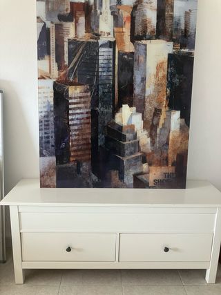 Banco baúl Ikea blanco