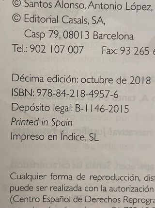 Lengua castellana y Literatura 1 Bach, Casals