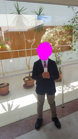 Americana niño azul marino T 11/12. Puesta 1 vez.
