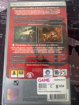 Prince of Persia Revelations PSP