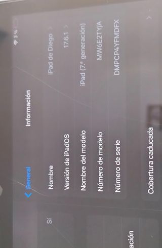 iPad 7ª generación Negro