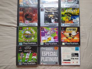 Videouegos de PlayStation 1 PAL ES