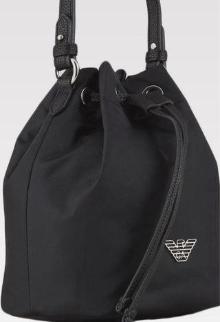 Bolso Saco Emporio Armani Negro Nylon