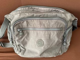 Bolso Kipling Grande verde militar
