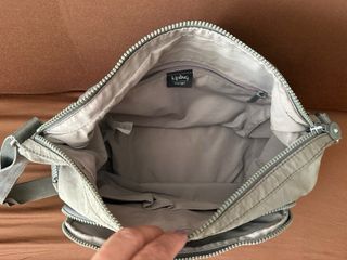 Bolso Kipling Grande verde militar
