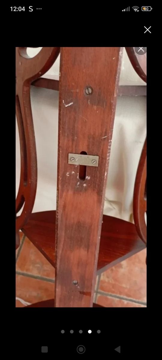 Estantería Esquinera Antigua Madera