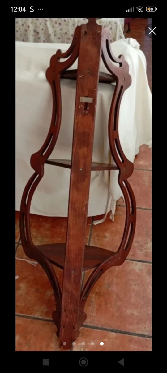 Estantería Esquinera Antigua Madera