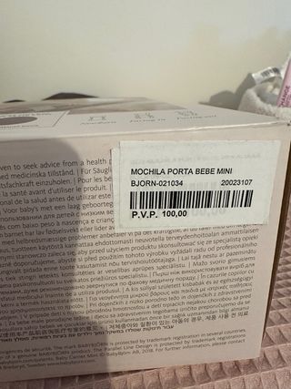 Mochila Baby Björn Carrier Mini