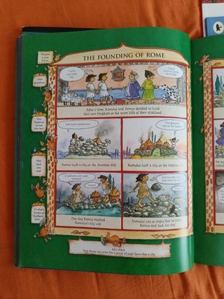 Lote de libros en ingles historia y mitología