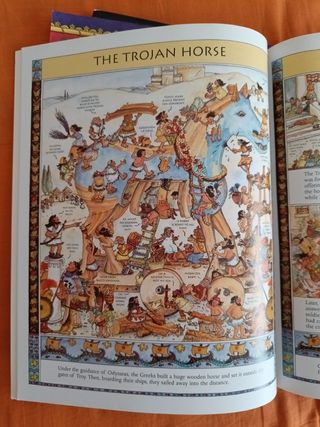Lote de libros en ingles historia y mitología