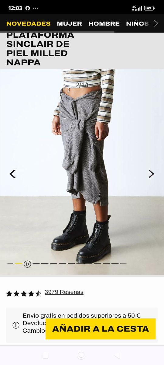 Botas Dr. Martens Sinclair Piel Milled Nap