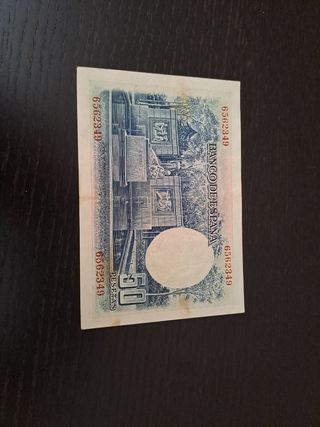 Billete 50 Pesetas Banco de España 1935